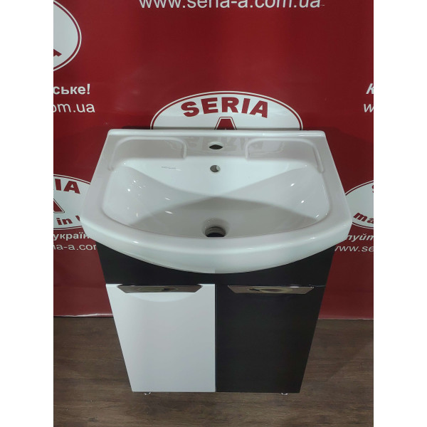 Тумба з умивальником Cersania 60 Т- 1 Грація (чорна)