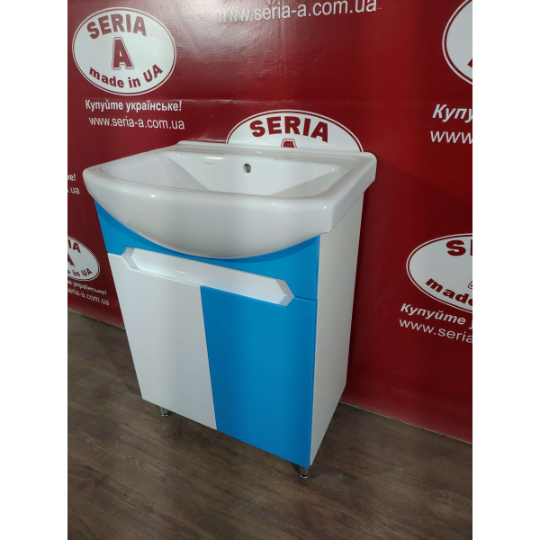 Тумба з умивальником Cersania 60 Т- 1 Марко (блакитна)
