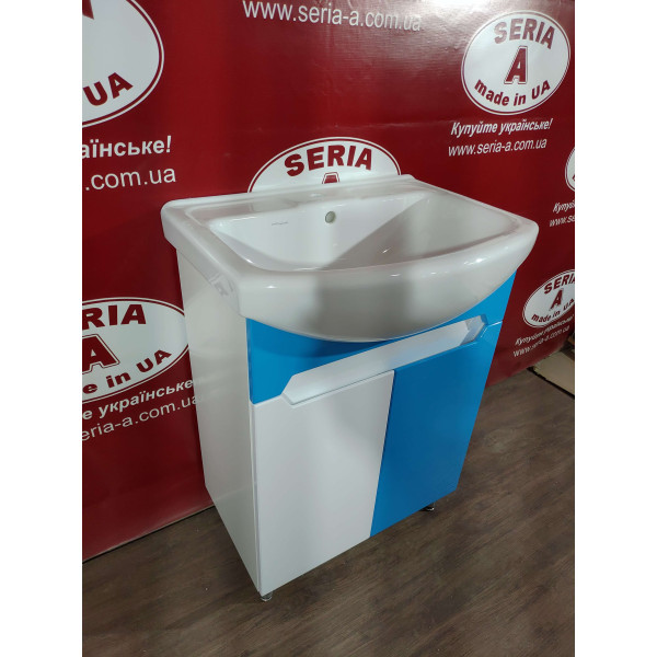 Тумба з умивальником Cersania 60 Т- 1 Марко (блакитна)