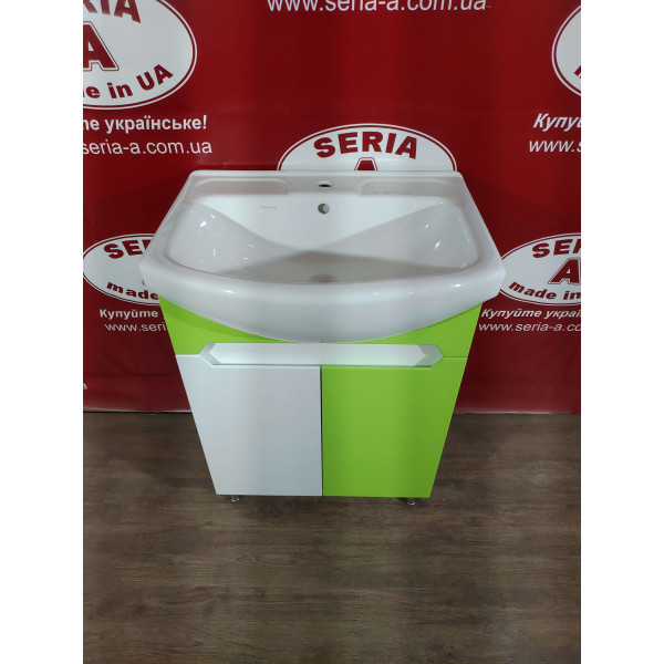 Тумба з умивальником Cersania 60 Т- 1 Марко (салатова)