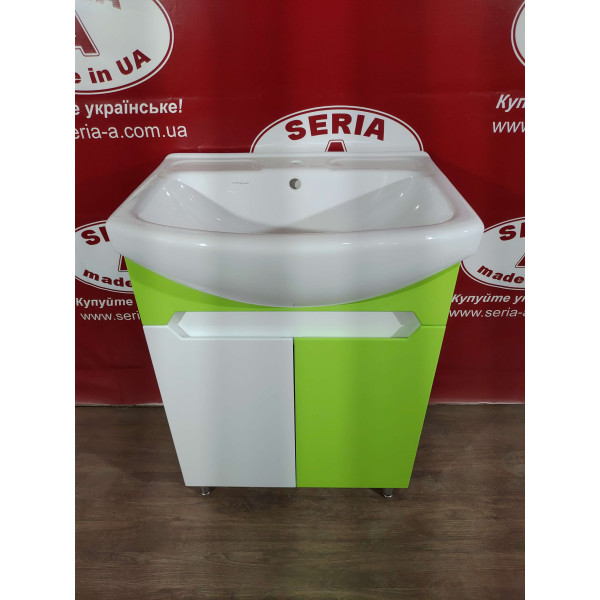Тумба з умивальником Cersania 60 Т- 1 Марко (салатова)