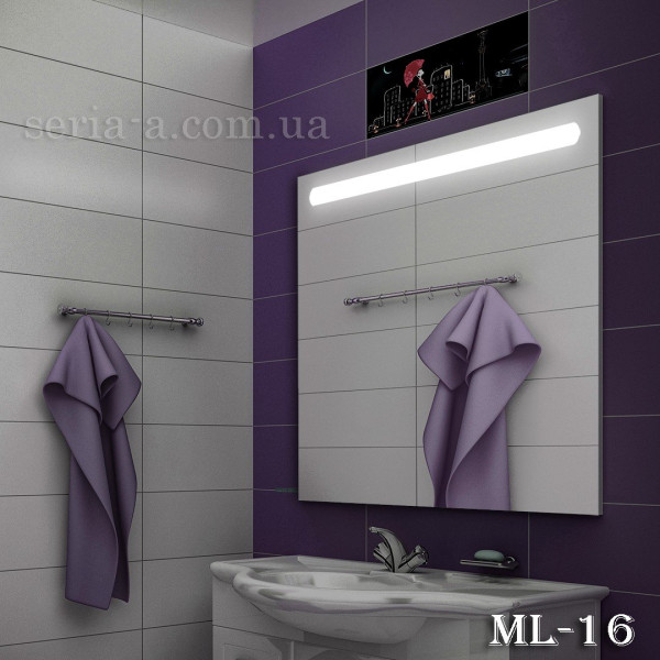 Дзеркало з підсвічуванням LED "Екватор" ML - 16