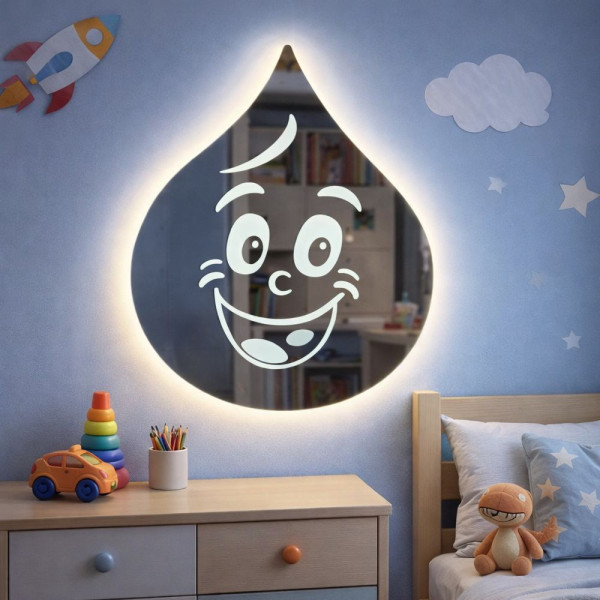 Зеркало с LED-подсветкой «Капитошка» для детской комнаты