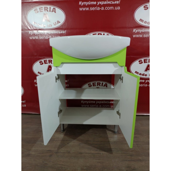Тумба з умивальником Cersania 55 Т- 1 Марко (салатова)